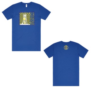 Block Tubular Tee:Bright Royal with Redhead Surf Club